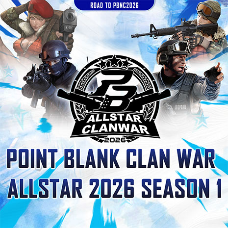 POINT BLANK CLAN WAR ALLSTAR 2026 SEASON 1